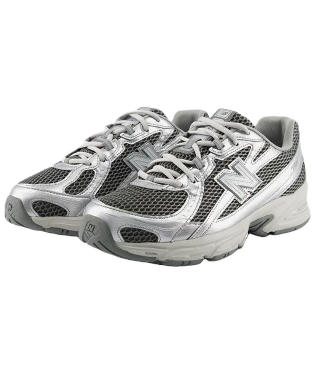 NEW BALANCE Серебряные кроссовки, фото 3