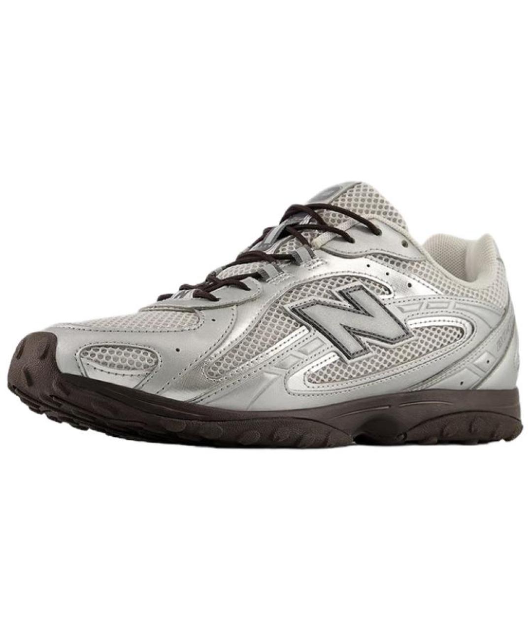 NEW BALANCE Серебряные кроссовки, фото 3