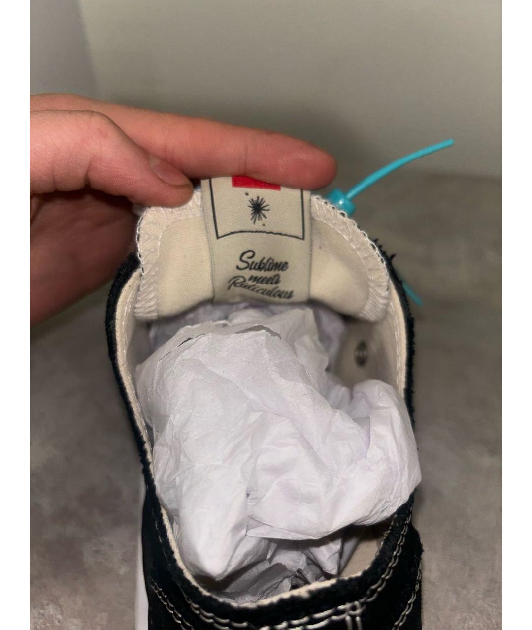 MAISON MIHARA YASUHIRO Черные кеды, фото 6