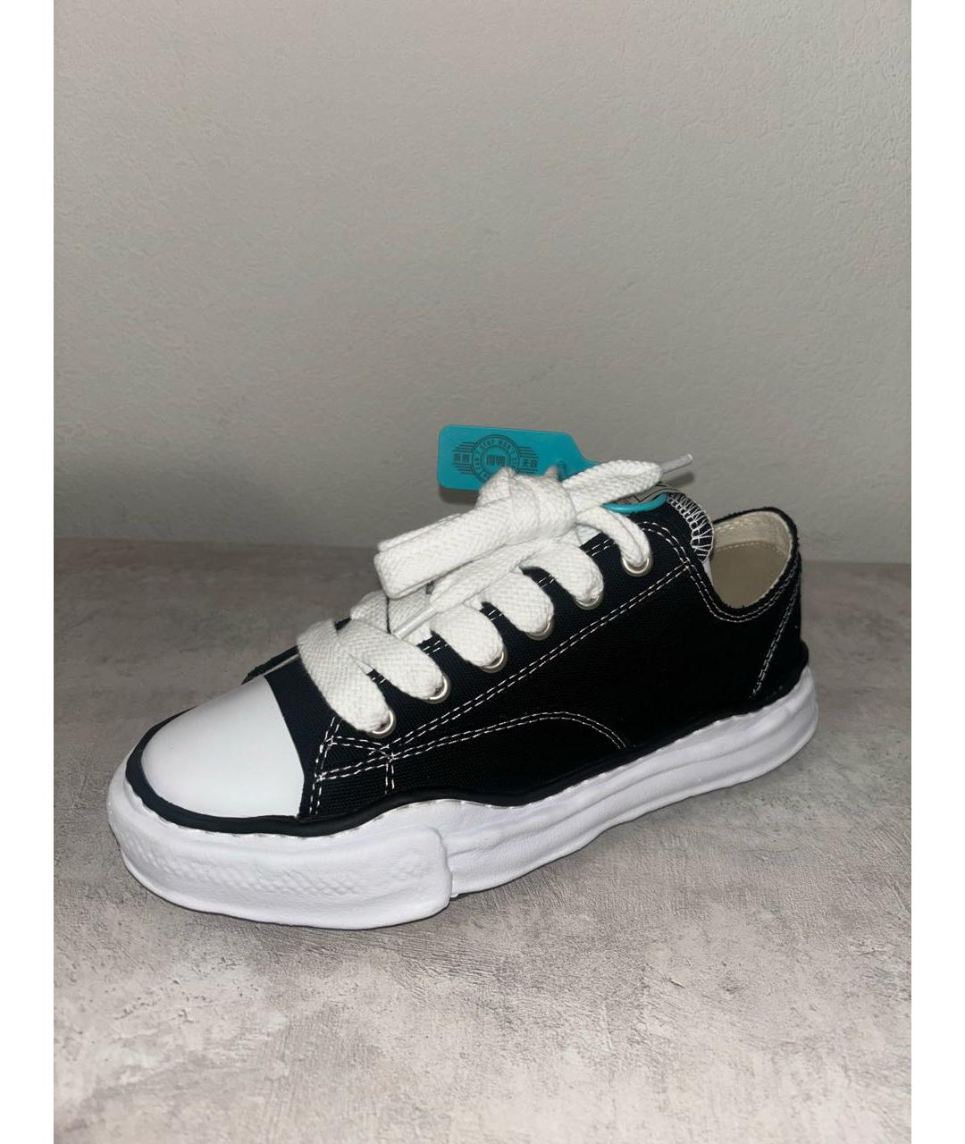 MAISON MIHARA YASUHIRO Черные кеды, фото 2