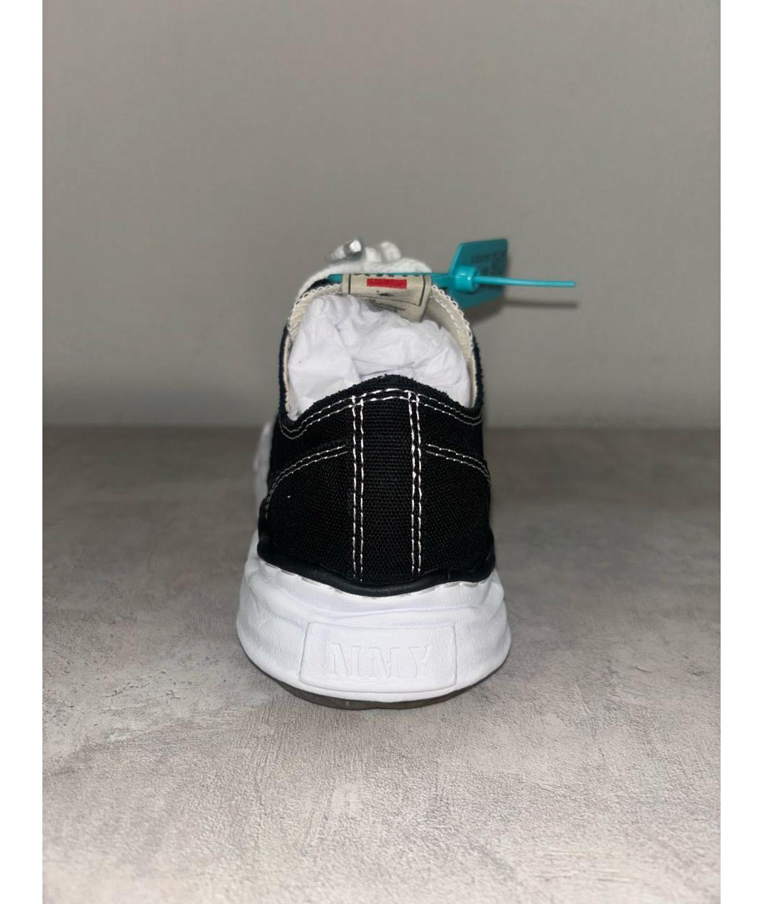 MAISON MIHARA YASUHIRO Черные кеды, фото 4