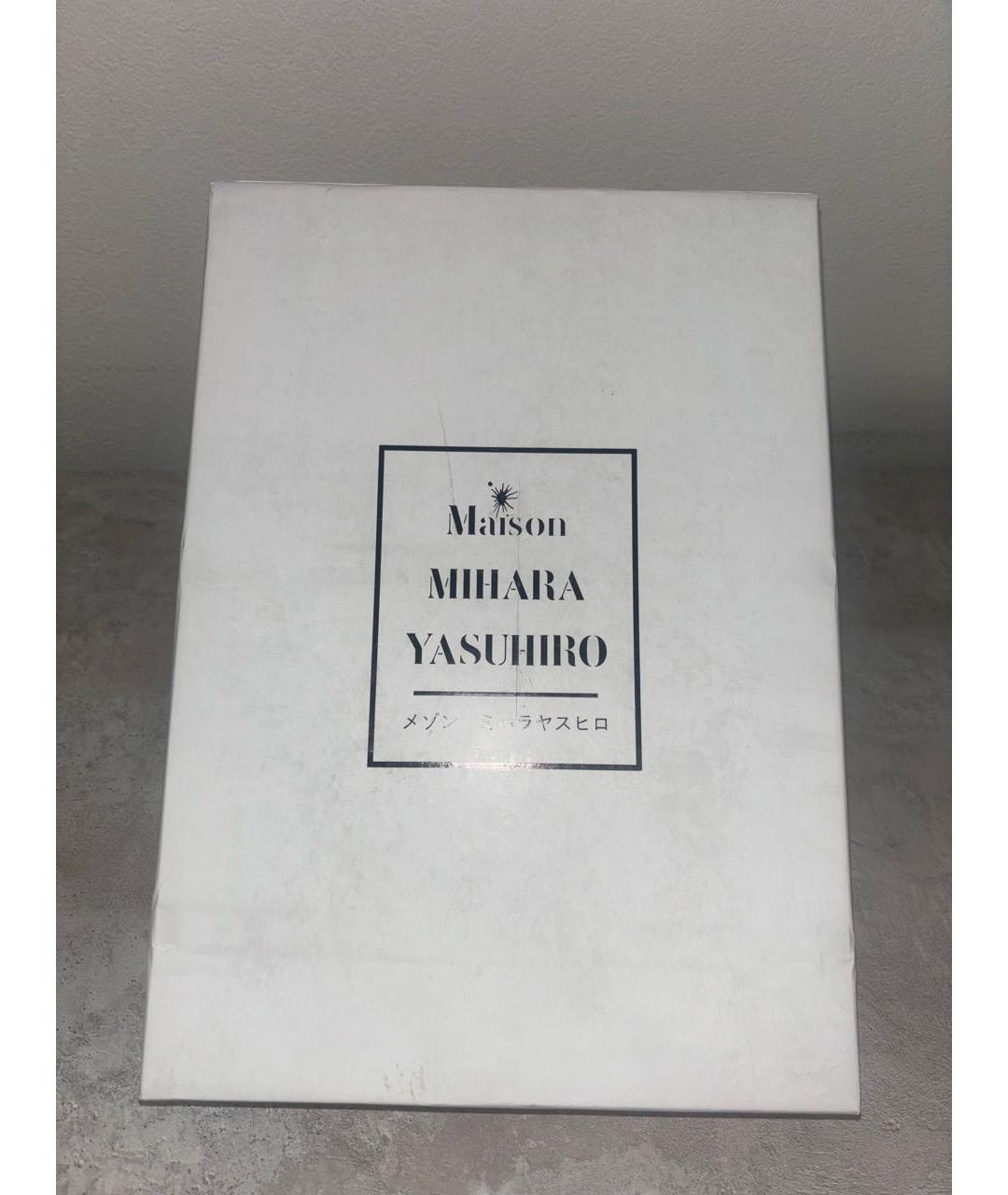 MAISON MIHARA YASUHIRO Черные кеды, фото 8