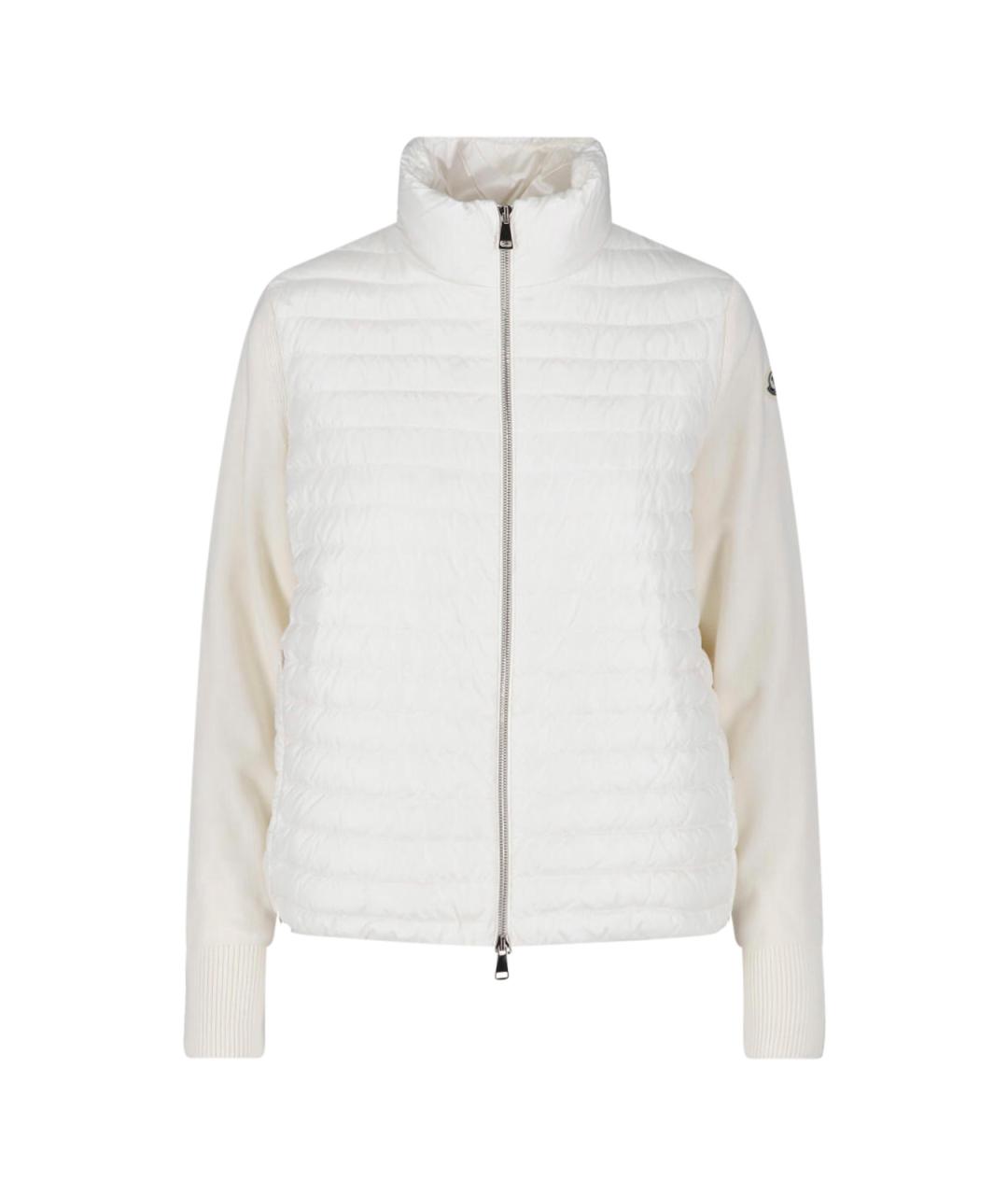 MONCLER Белая шерстяная куртка, фото 1