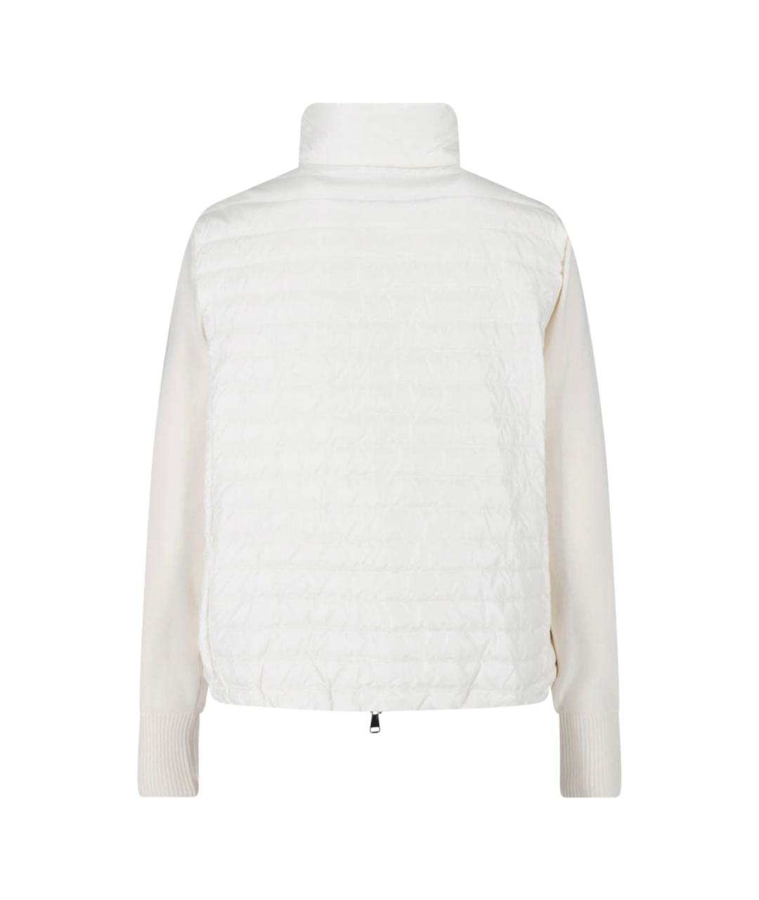 MONCLER Белая шерстяная куртка, фото 2