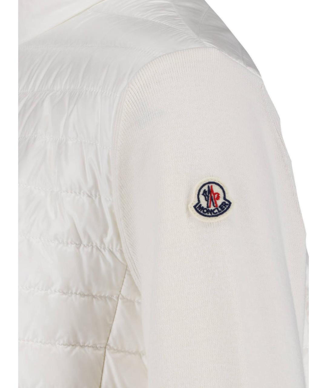 MONCLER Белая шерстяная куртка, фото 3