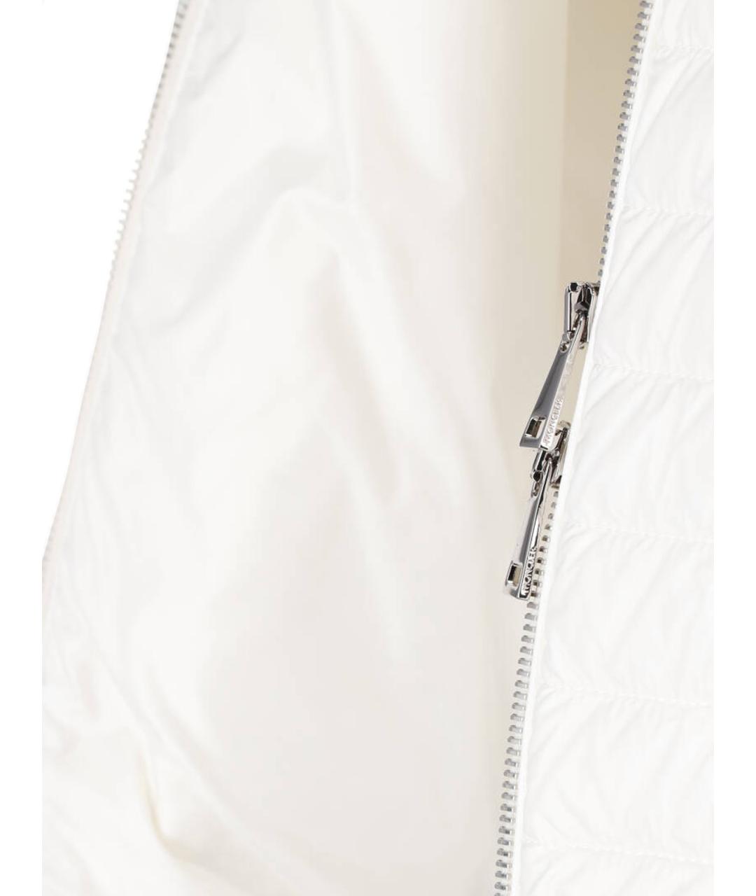 MONCLER Белая шерстяная куртка, фото 5