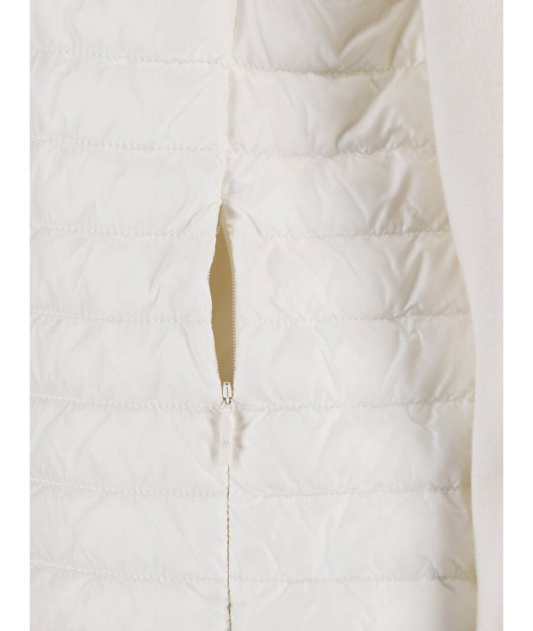 MONCLER Белая шерстяная куртка, фото 4