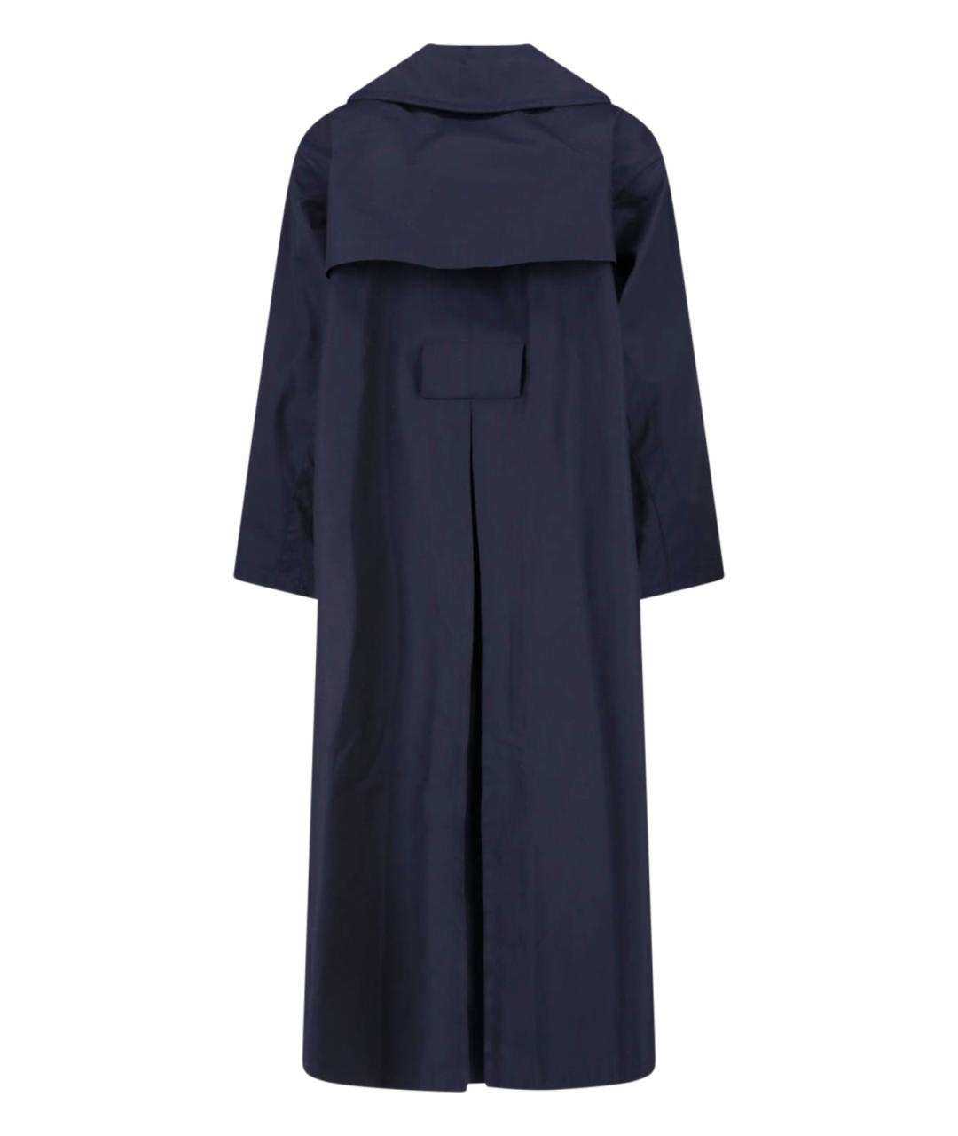 ALAIA Синий хлопковый тренч/плащ, фото 2