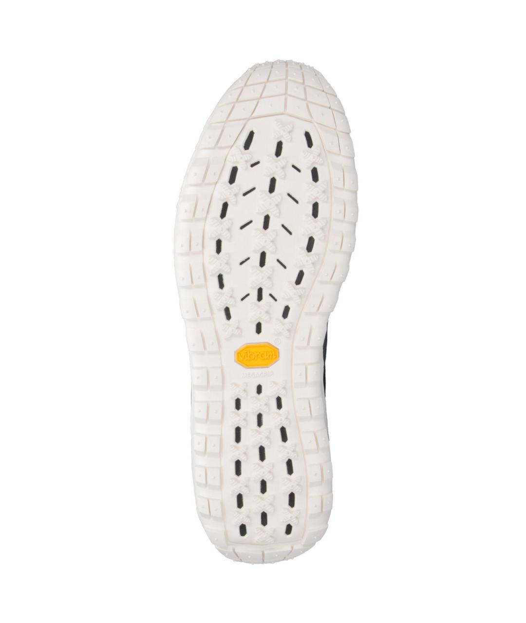 MONCLER Синие текстильные низкие кроссовки / кеды, фото 5