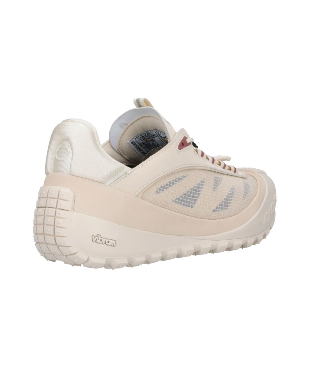 MONCLER Бежевые кроссовки, фото 2