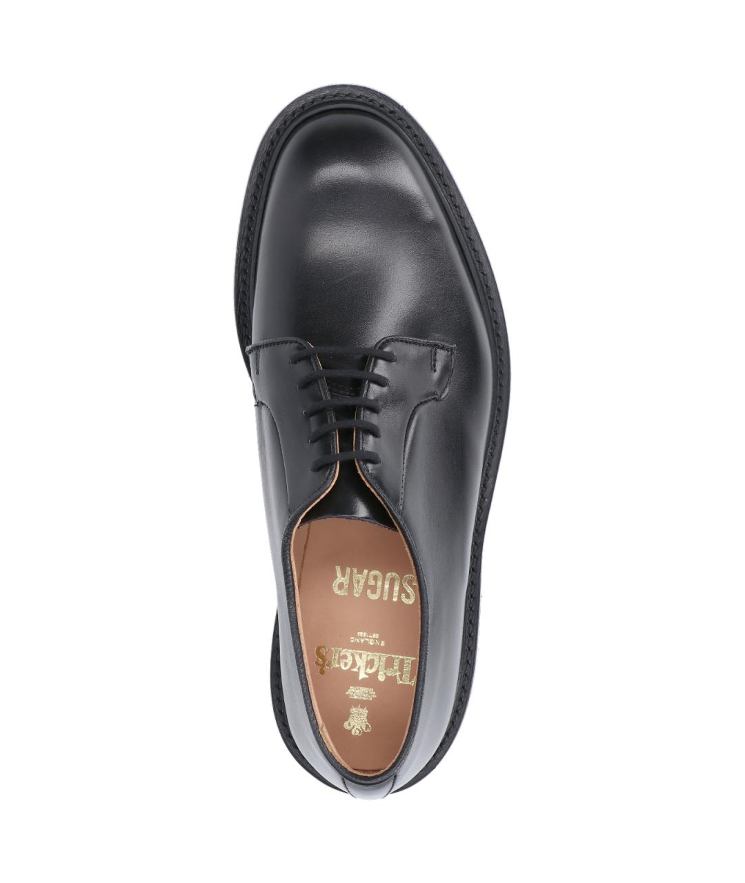 TRICKER'S Черные кожаные туфли, фото 5
