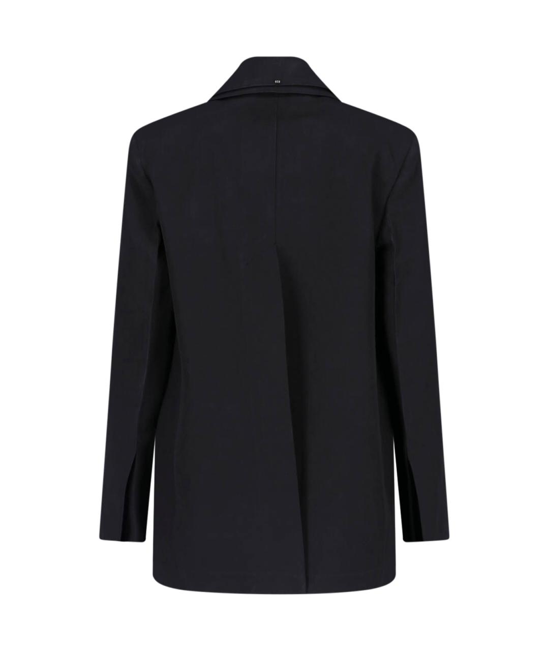 SPORTMAX Черный вискозный жакет/пиджак, фото 2