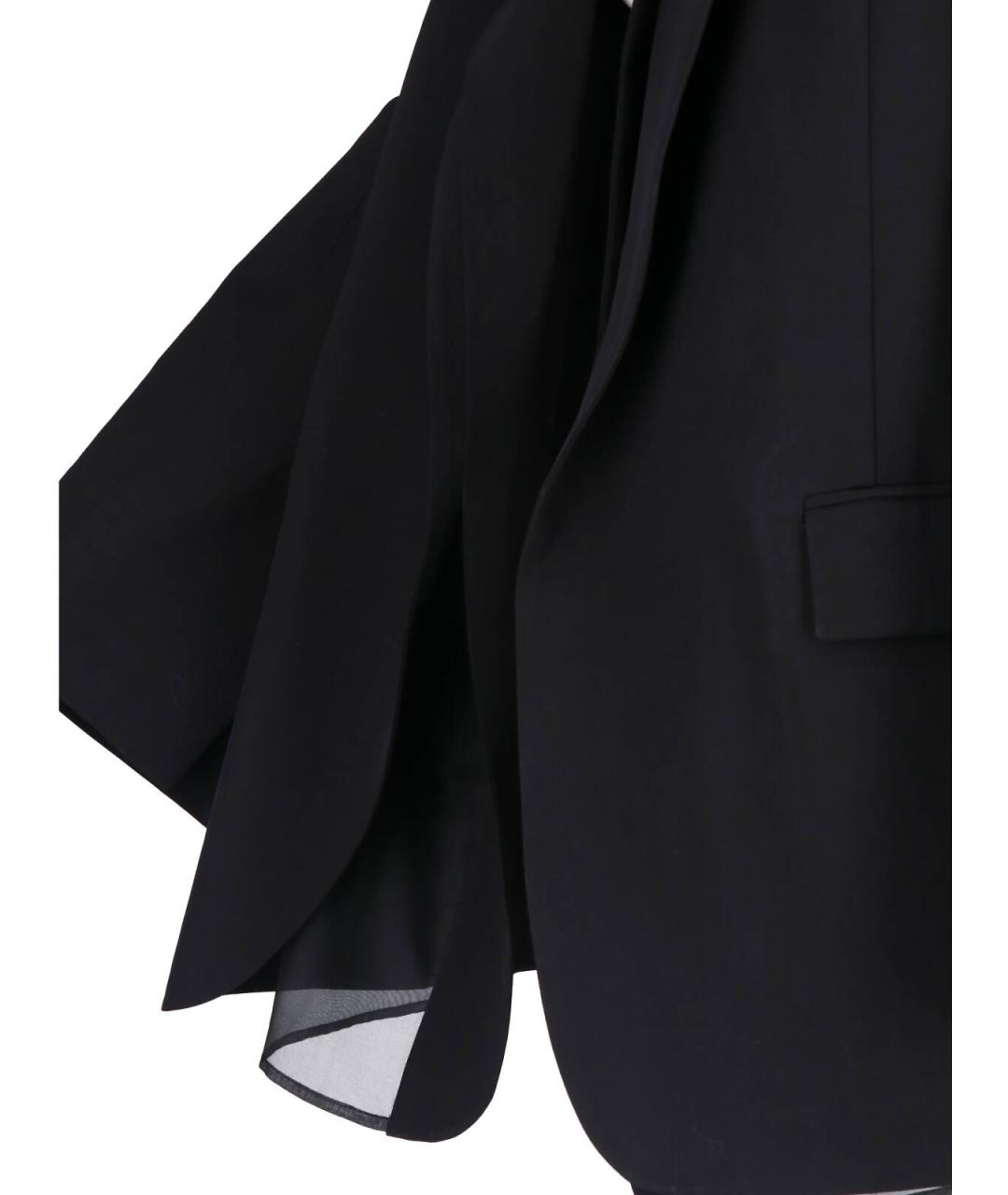 SPORTMAX Черный вискозный жакет/пиджак, фото 5