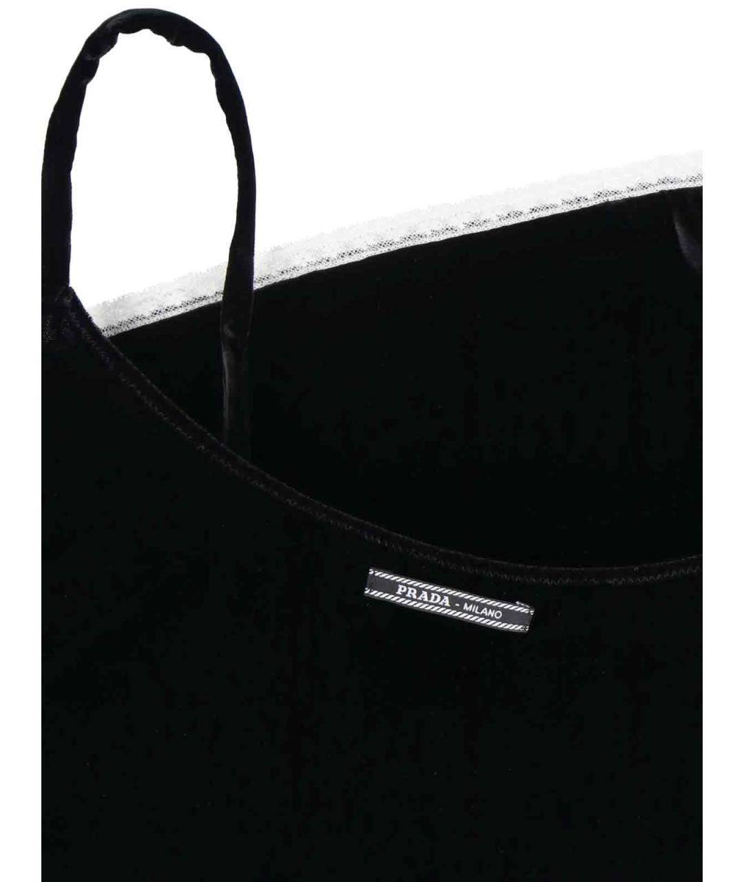 PRADA Черная майка, фото 3