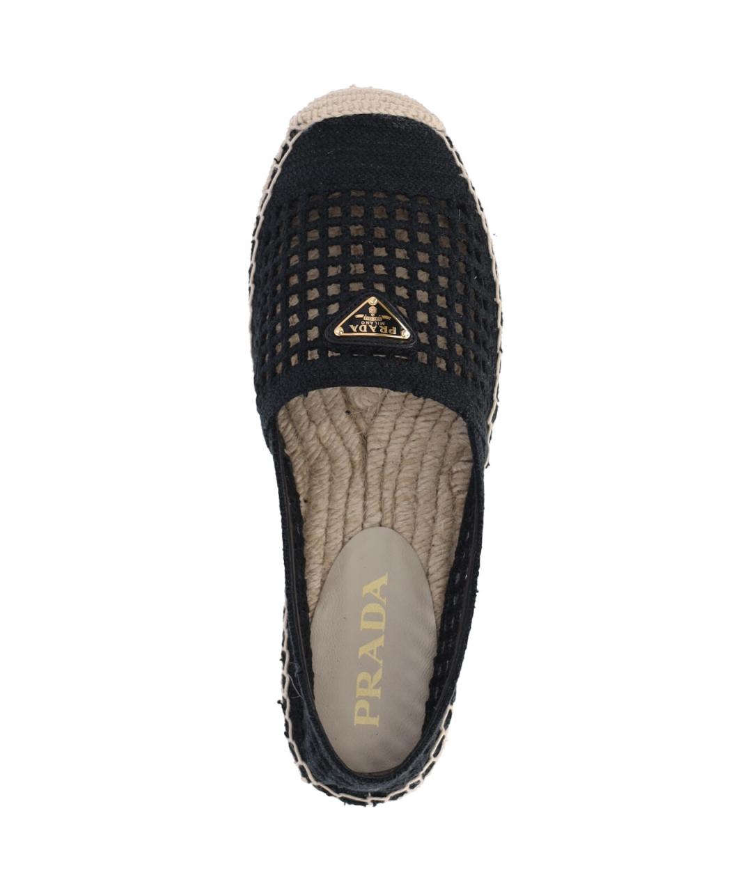 PRADA Черные текстильные эспадрильи, фото 5