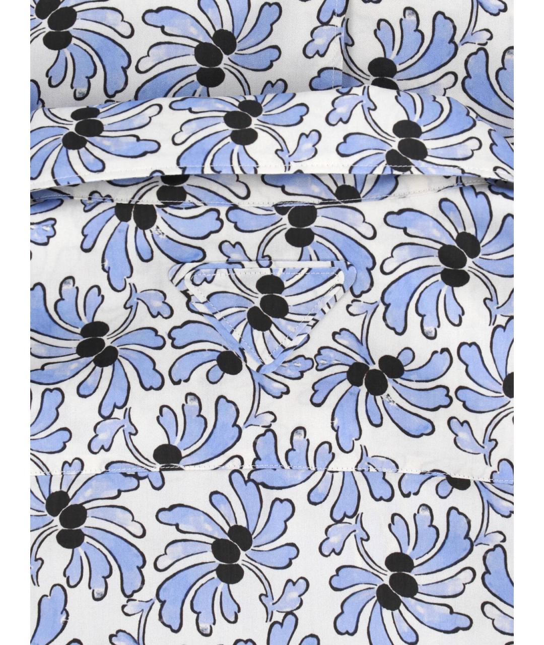 PRADA Мульти хлопковая кэжуал рубашка, фото 5