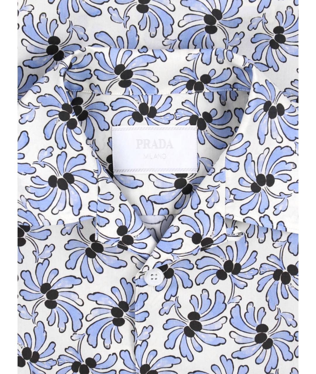 PRADA Мульти хлопковая кэжуал рубашка, фото 3