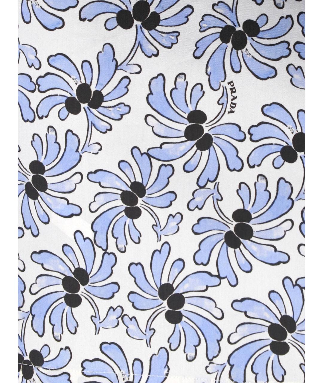 PRADA Мульти хлопковая кэжуал рубашка, фото 4