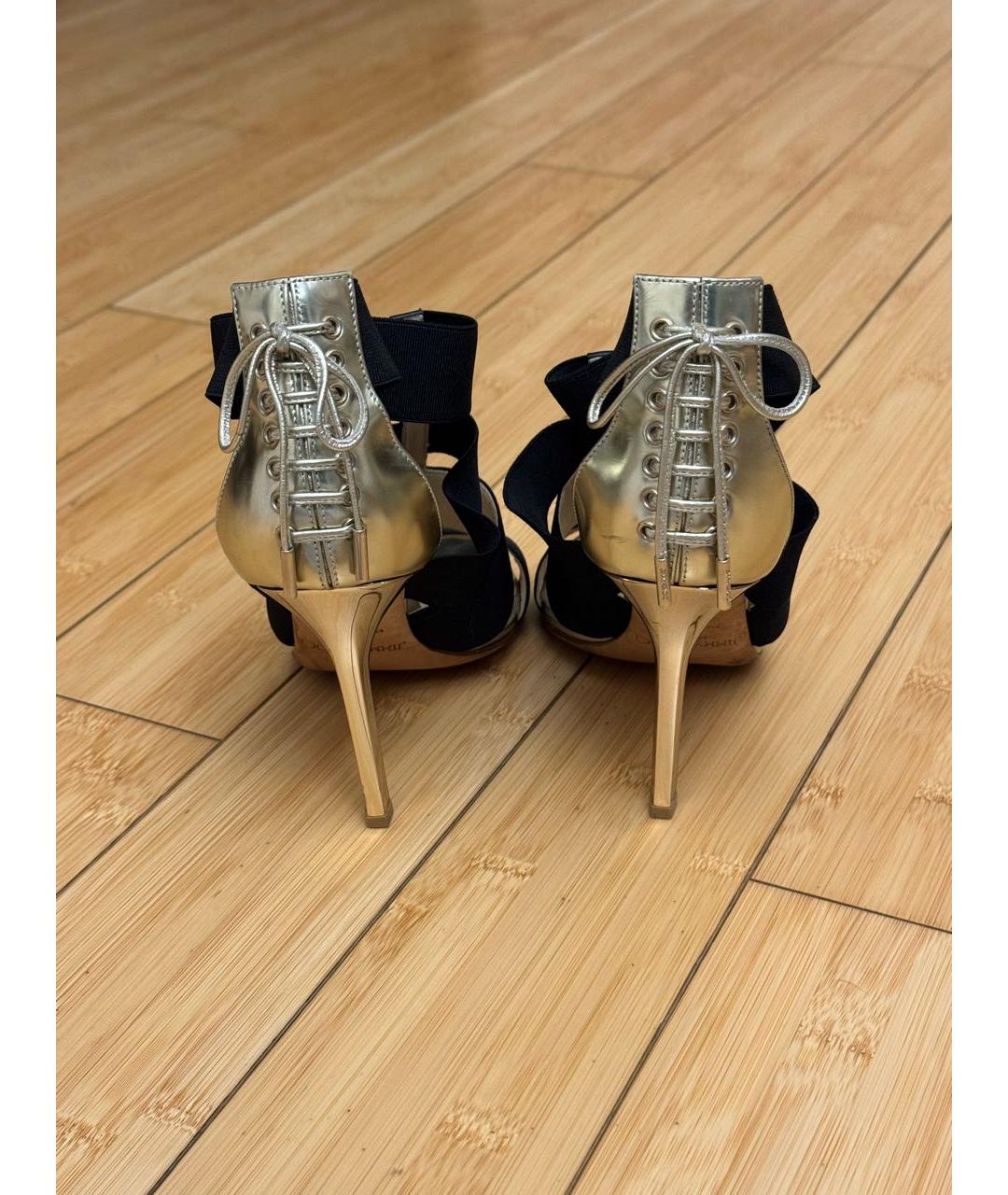 JIMMY CHOO Черные босоножки, фото 3