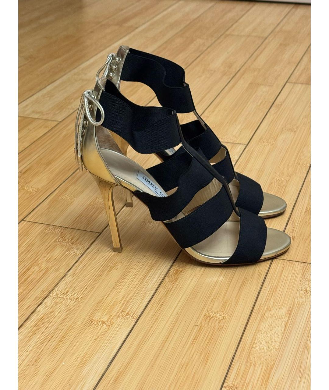 JIMMY CHOO Черные босоножки, фото 5