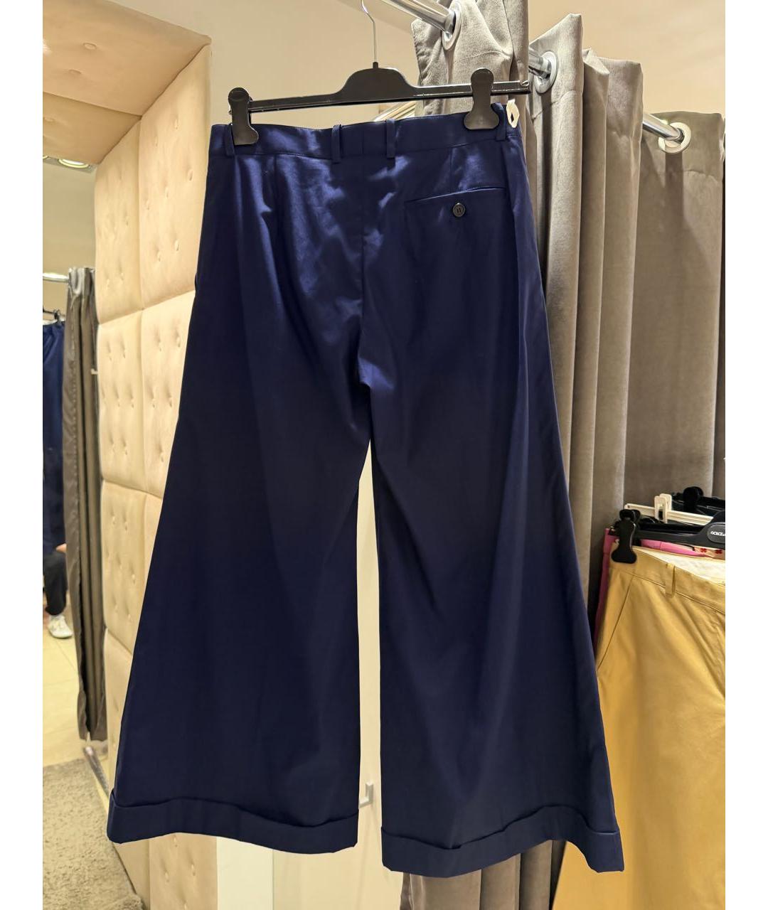 CELINE Синие хлопковые кюлоты, фото 3