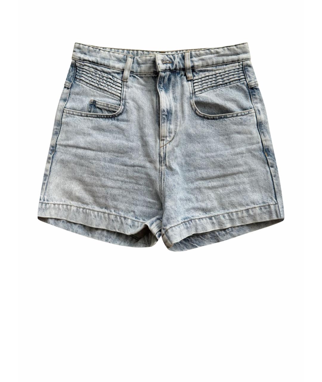 ISABEL MARANT ETOILE Голубые деним шорты, фото 1