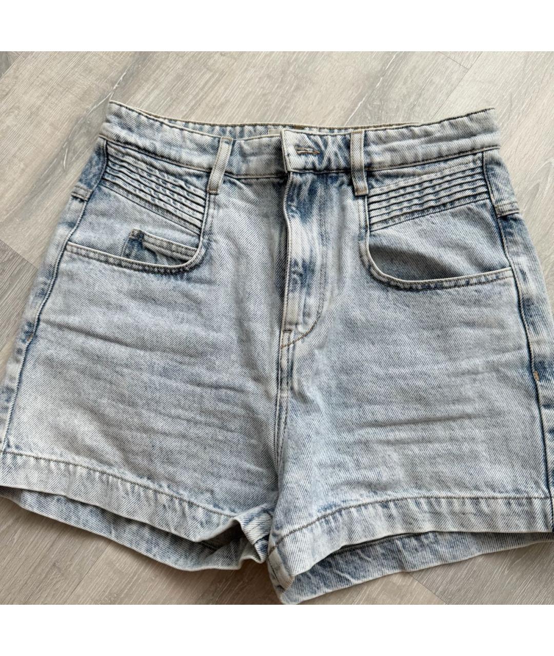 ISABEL MARANT ETOILE Голубые деним шорты, фото 4