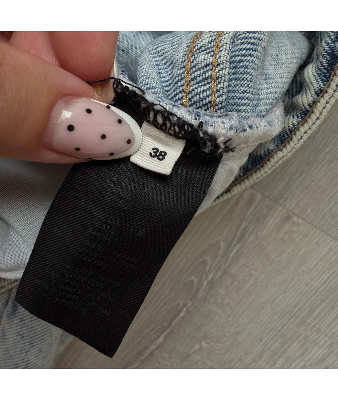 ISABEL MARANT ETOILE Голубые деним шорты, фото 3