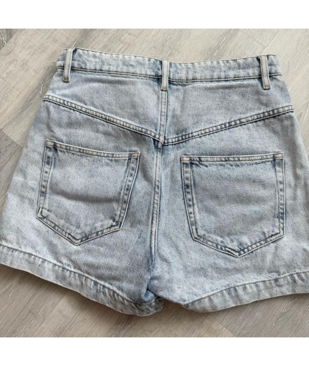 ISABEL MARANT ETOILE Голубые деним шорты, фото 2