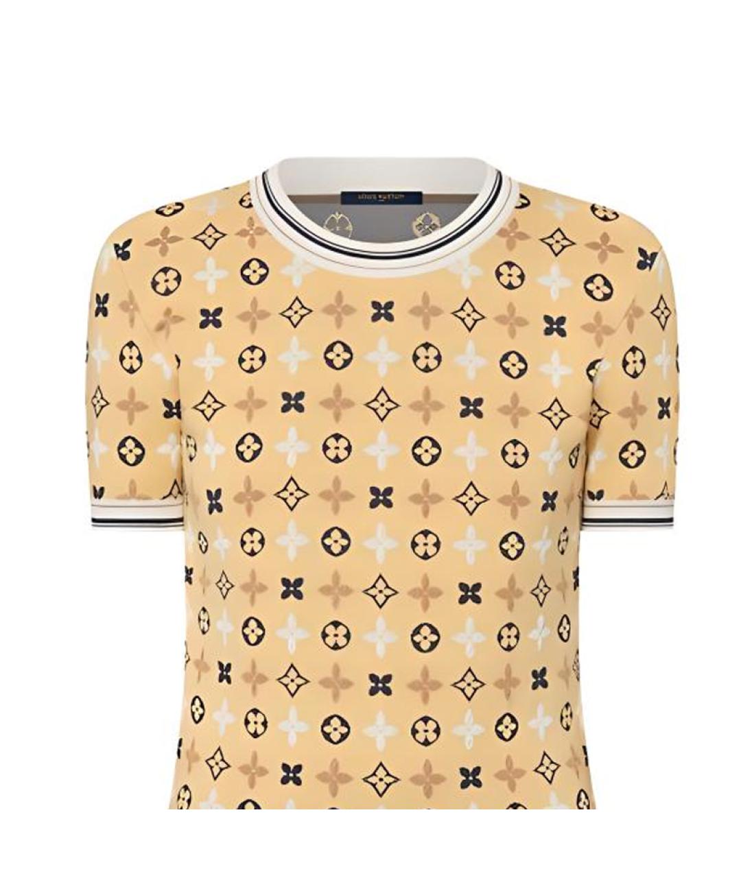 LOUIS VUITTON Желтый джемпер / свитер, фото 3