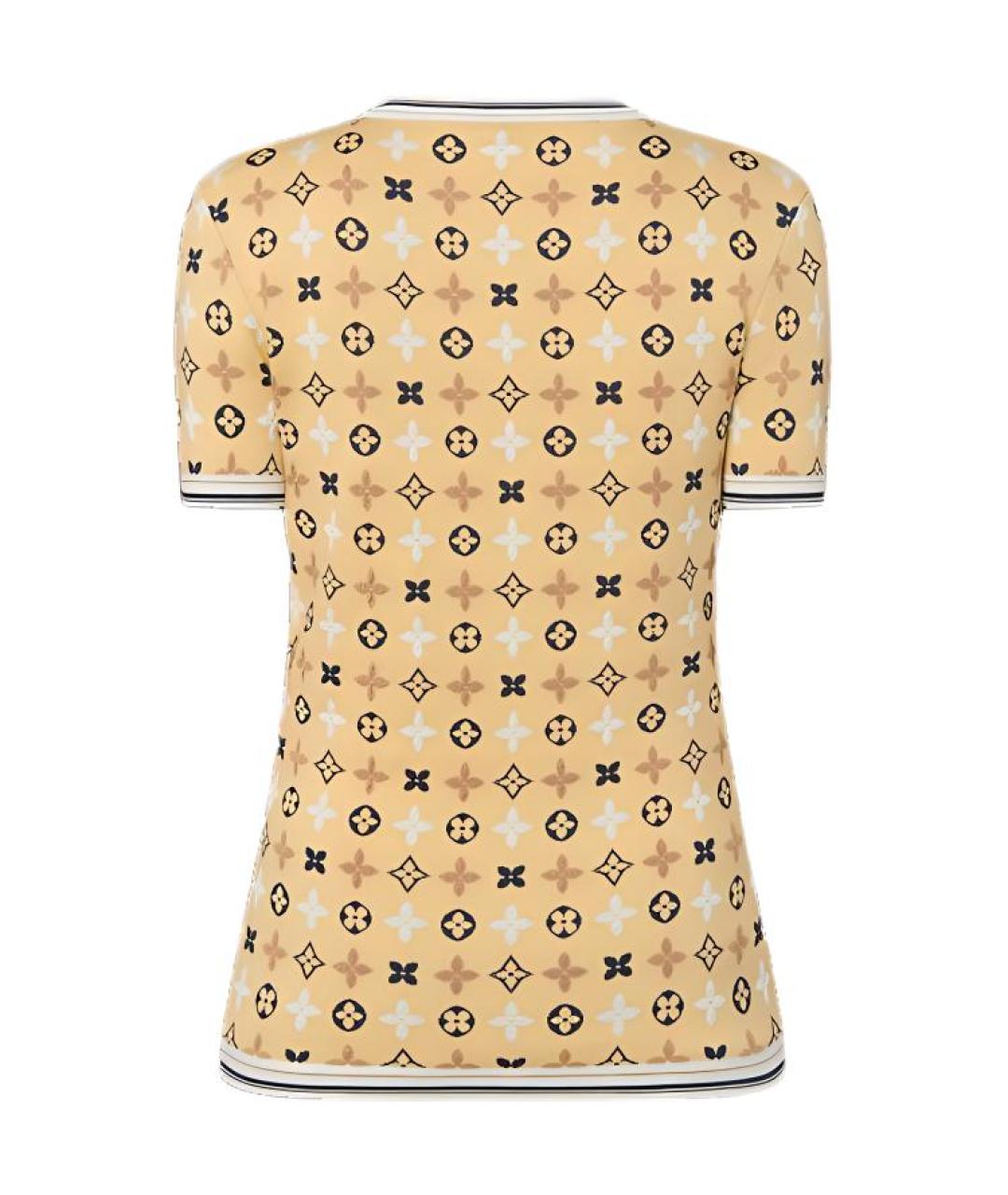 LOUIS VUITTON Желтый джемпер / свитер, фото 2