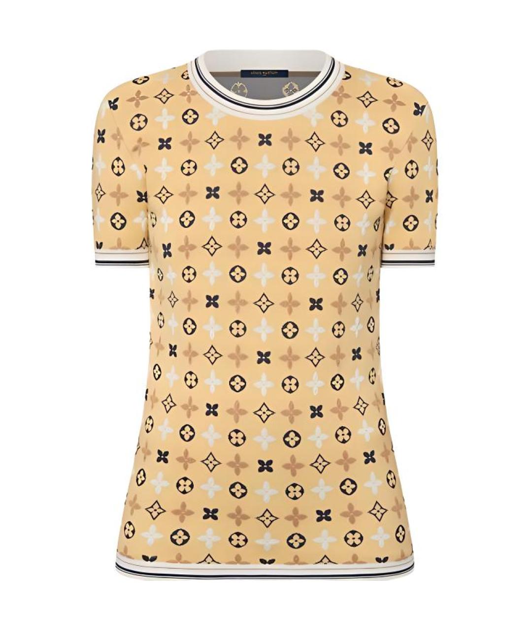 LOUIS VUITTON Желтый джемпер / свитер, фото 1