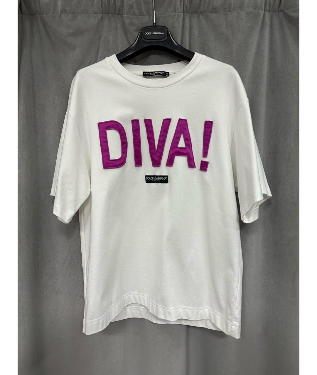 DOLCE&GABBANA Белая футболка, фото 2