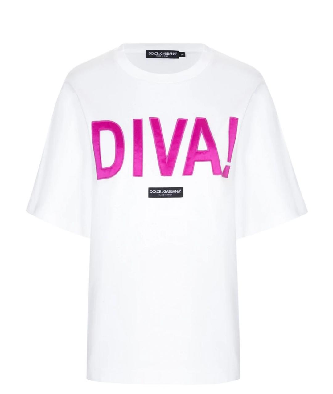 DOLCE&GABBANA Белая футболка, фото 7