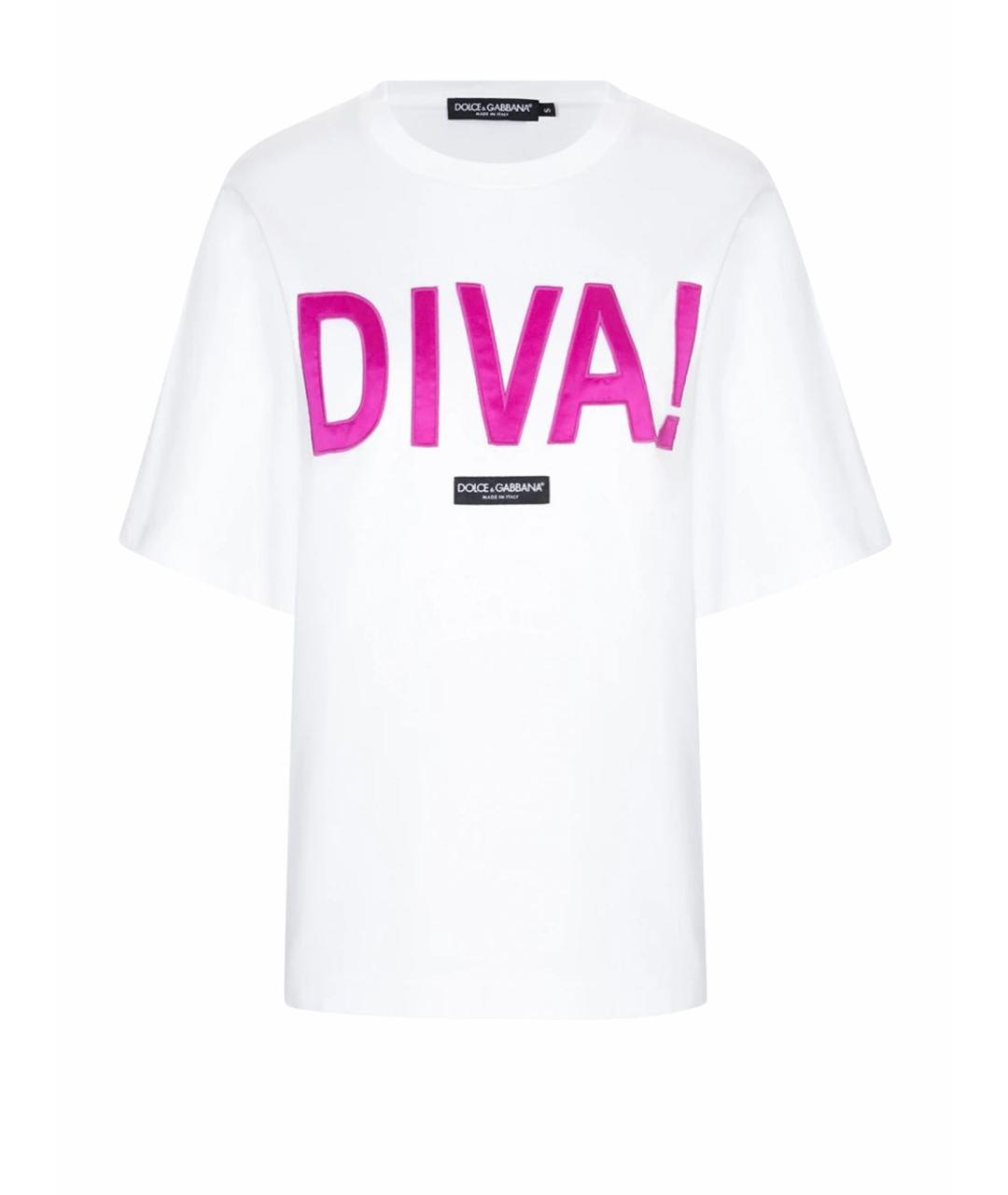 DOLCE&GABBANA Белая футболка, фото 1