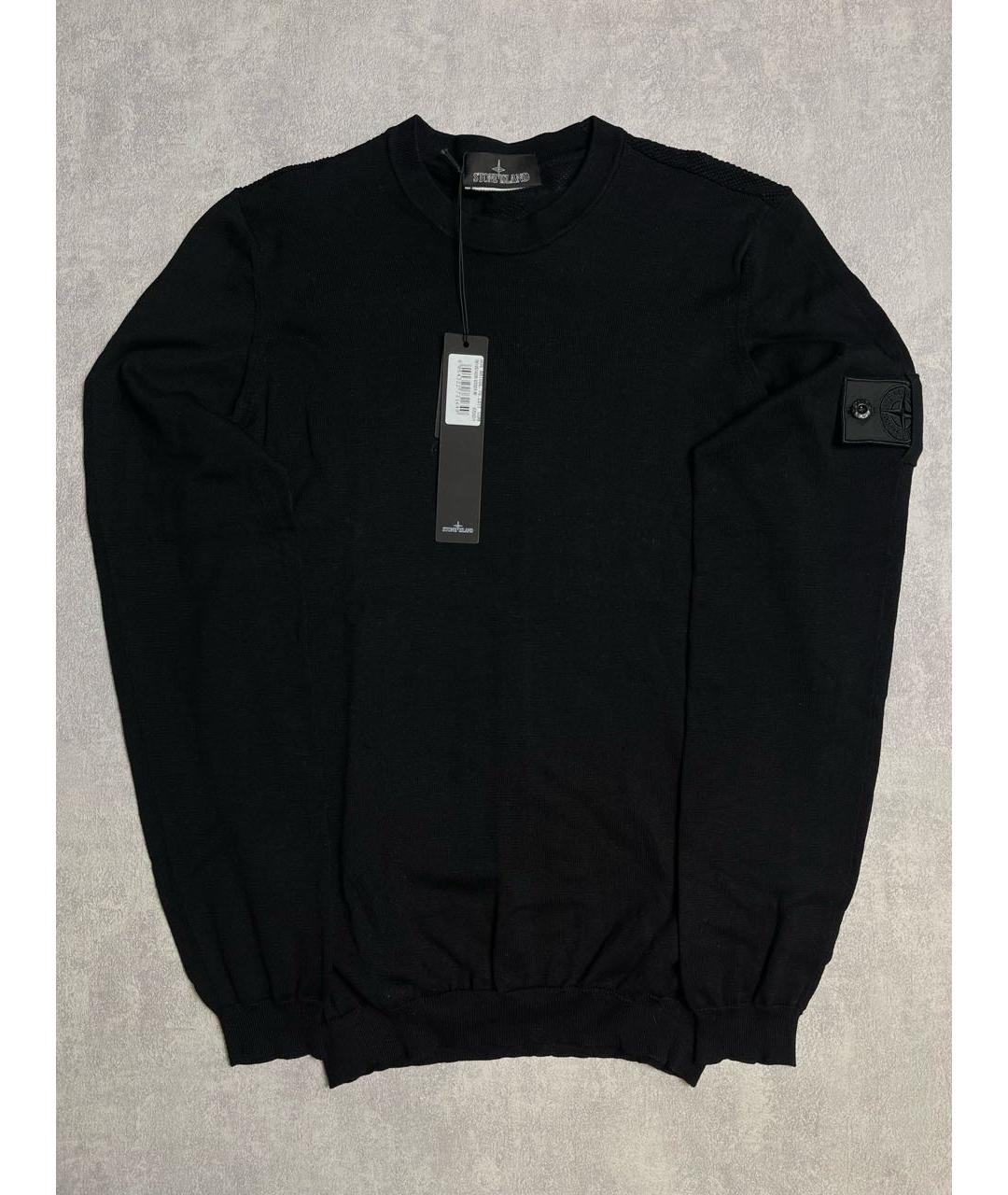 STONE ISLAND SHADOW PROJECT Черный хлопковый джемпер / свитер, фото 2