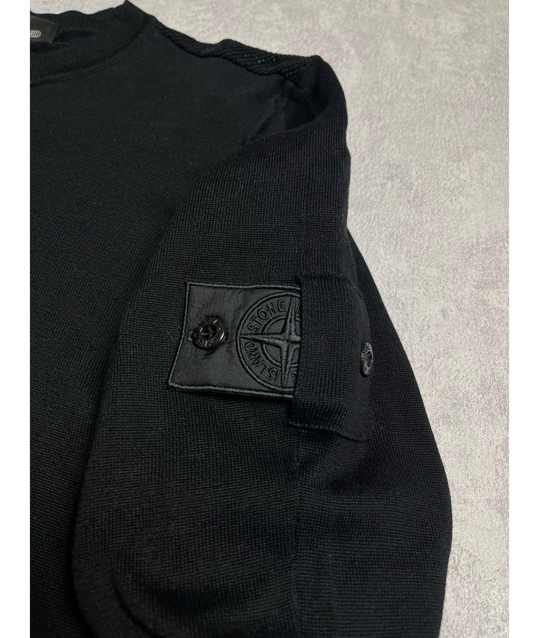 STONE ISLAND SHADOW PROJECT Черный хлопковый джемпер / свитер, фото 5