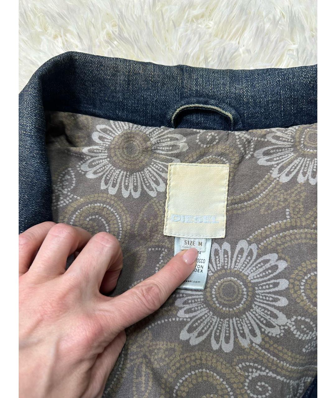 DIESEL Темно-синий жакет/пиджак, фото 4