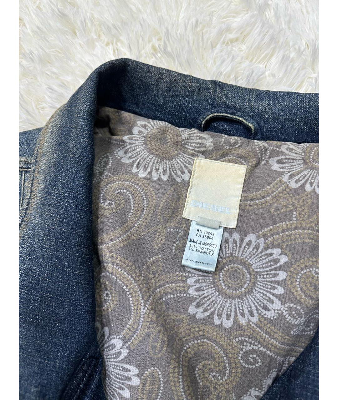 DIESEL Темно-синий жакет/пиджак, фото 3