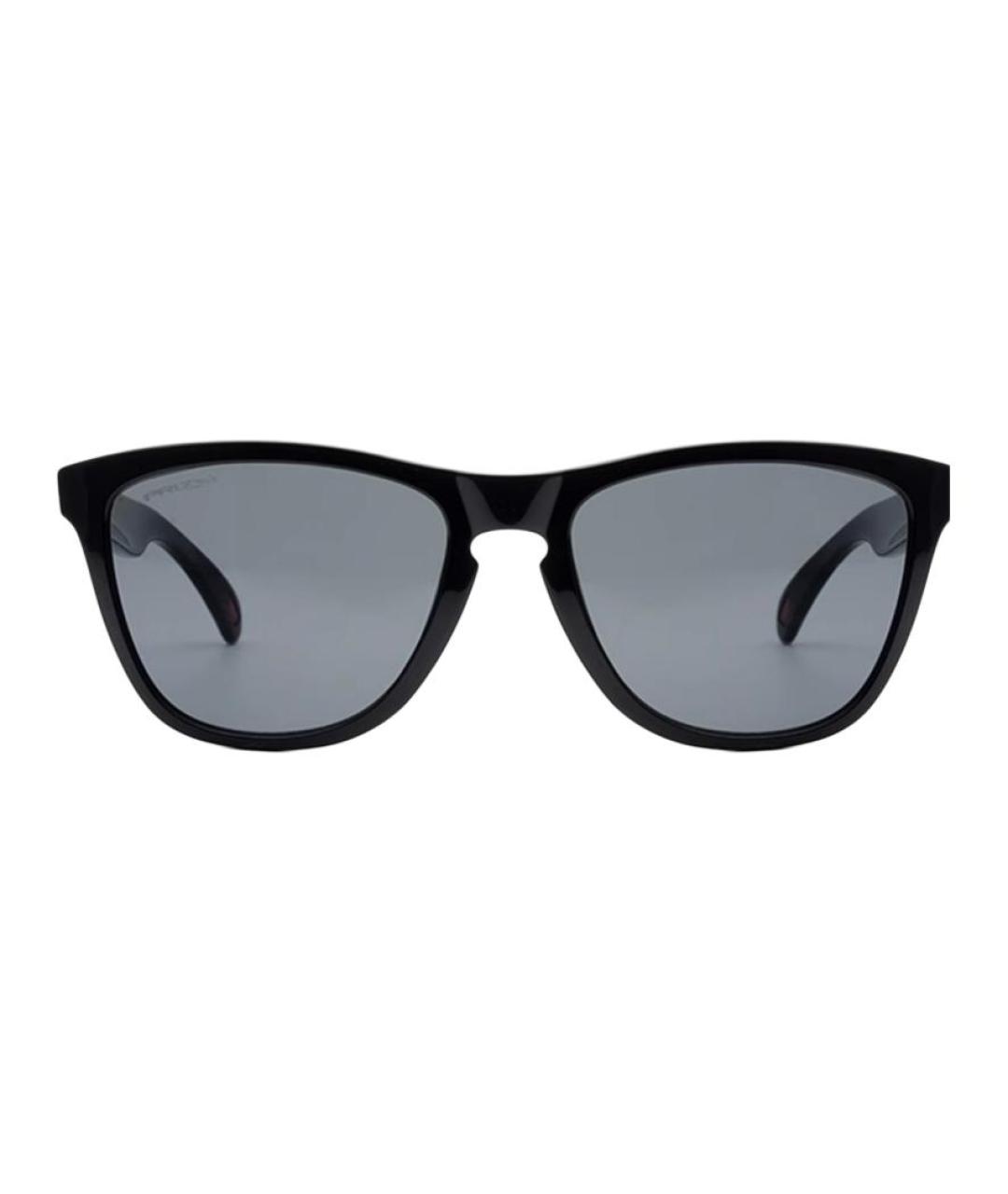 OAKLEY Черные пластиковые солнцезащитные очки, фото 2
