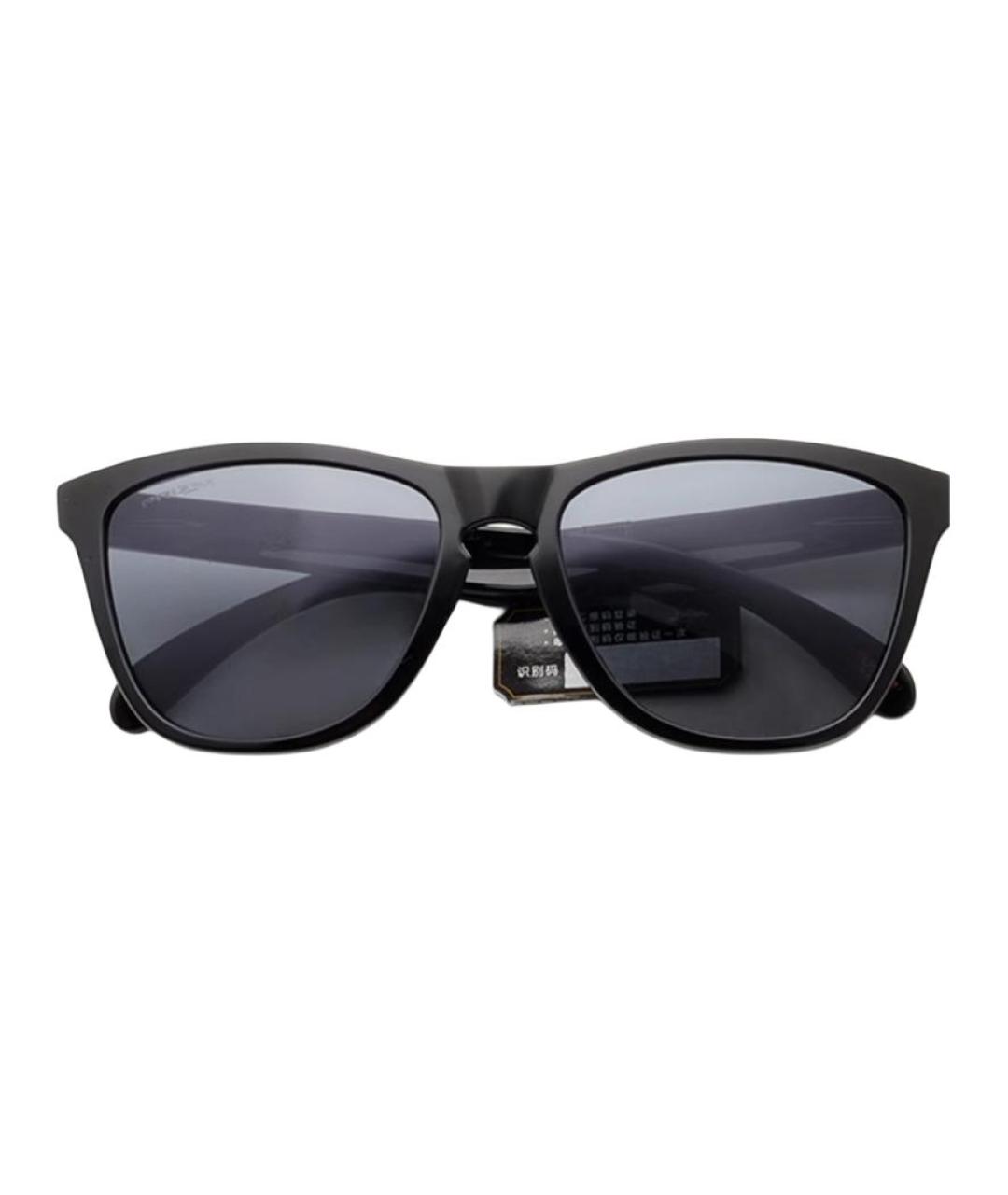 OAKLEY Черные пластиковые солнцезащитные очки, фото 3