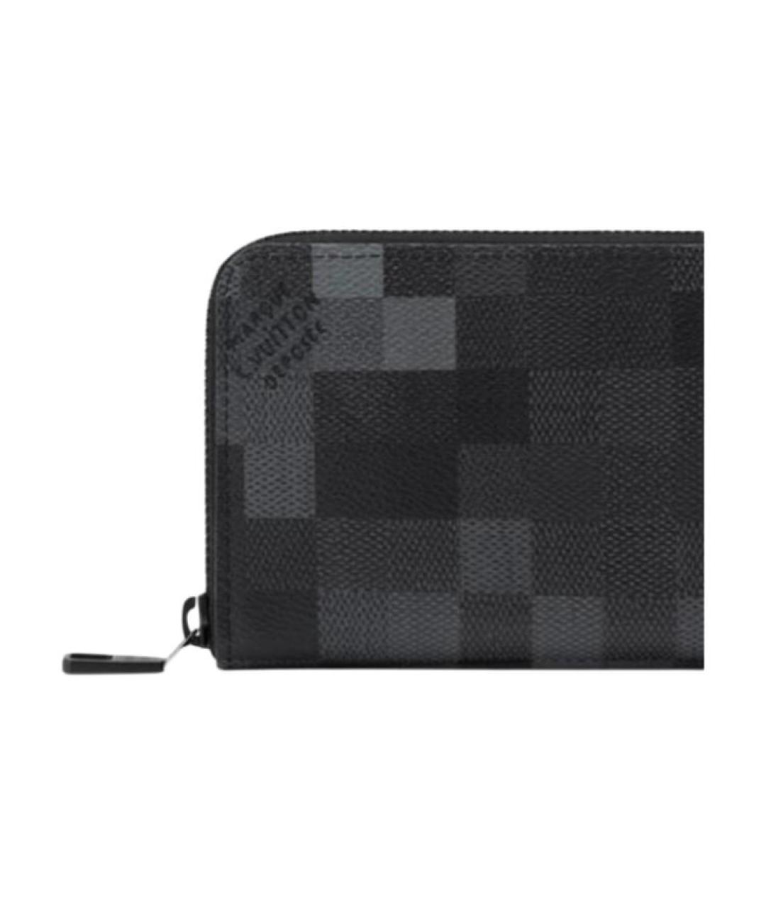 LOUIS VUITTON Черный кошелек, фото 5