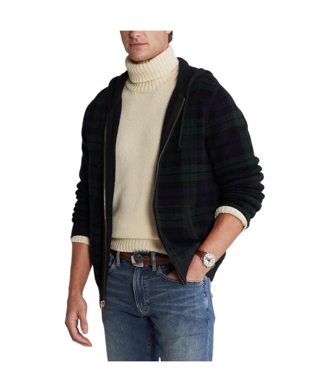 POLO RALPH LAUREN Зеленый джемпер / свитер, фото 4