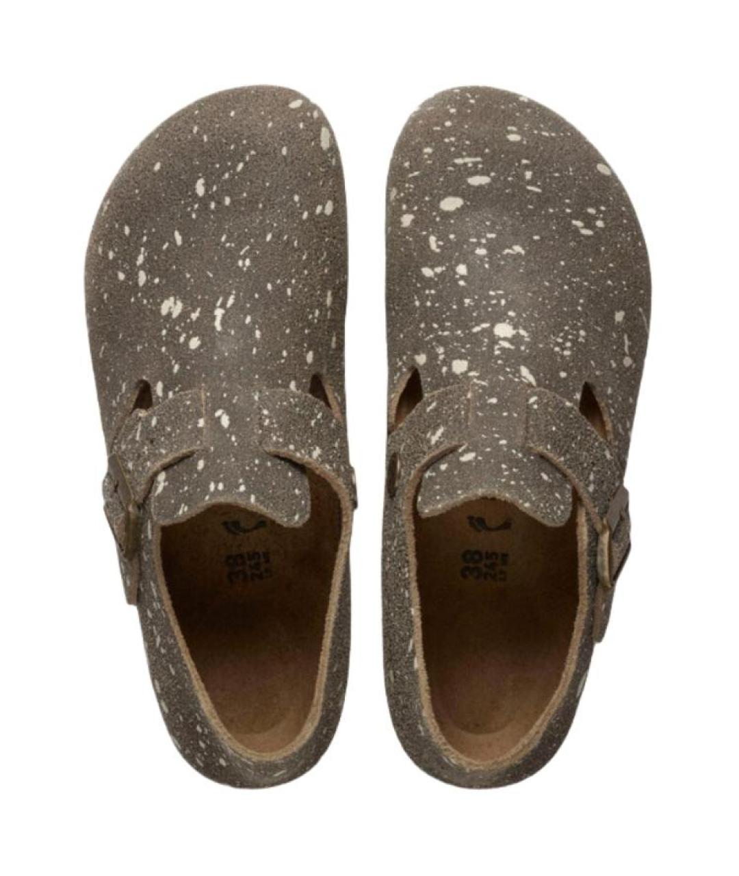 BIRKENSTOCK Бежевые сабо, фото 4