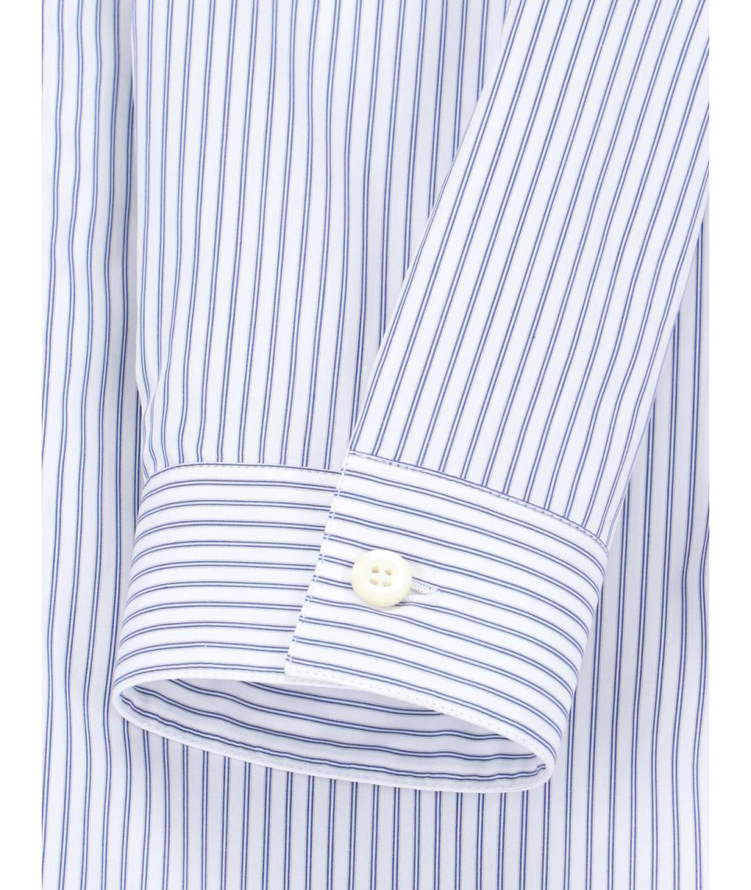 PRADA Голубая хлопковая кэжуал рубашка, фото 5