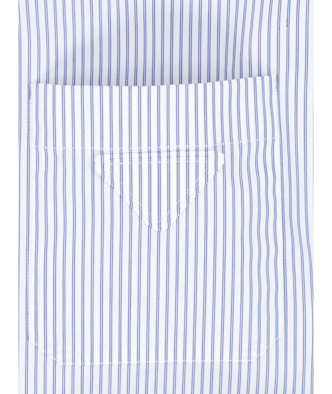 PRADA Голубая хлопковая кэжуал рубашка, фото 4