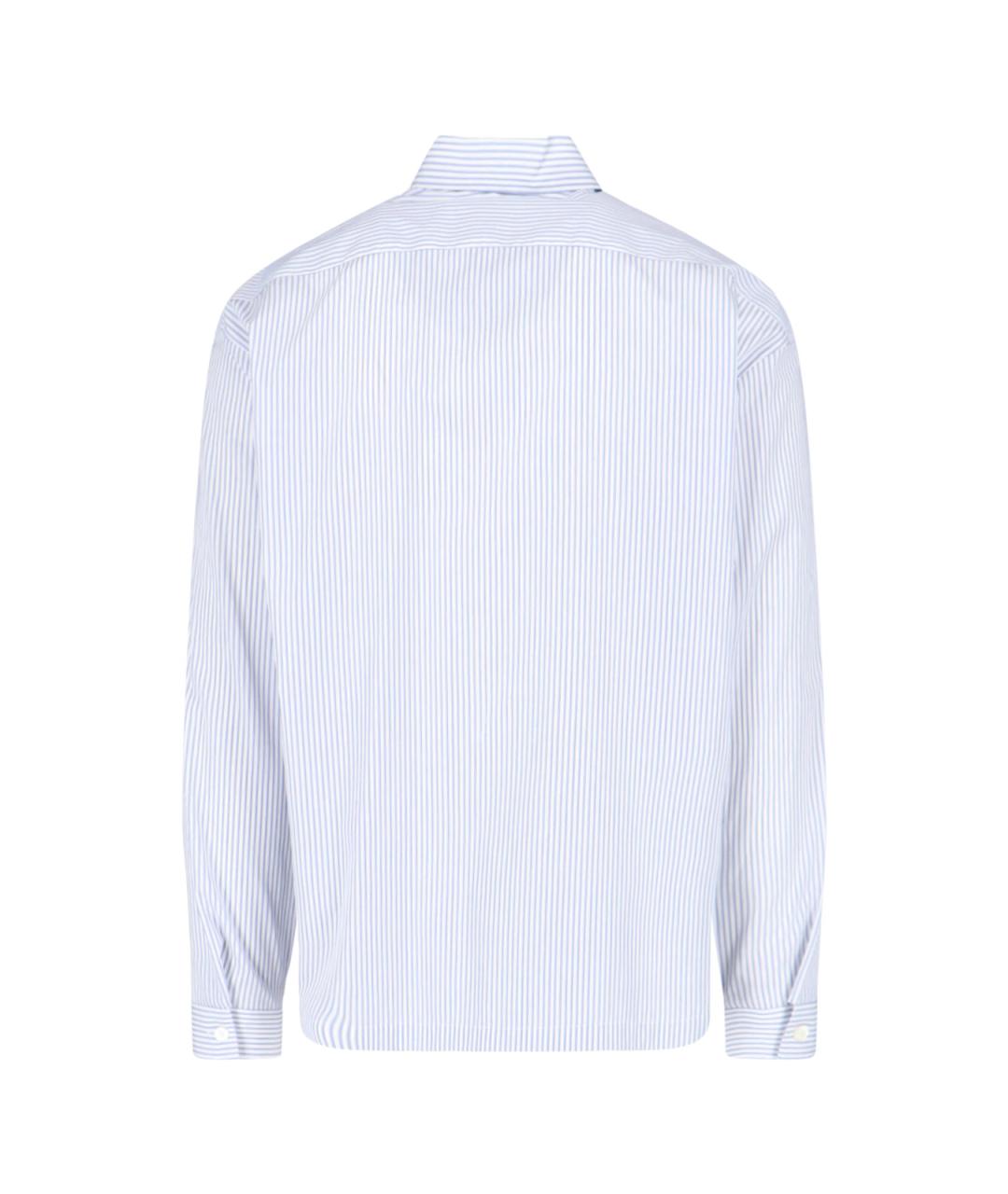 PRADA Голубая хлопковая кэжуал рубашка, фото 2