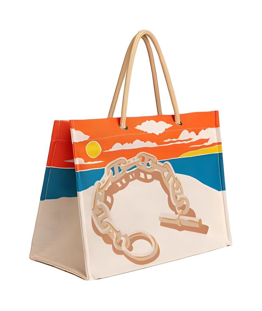 HERMES Бежевая сумка через плечо, фото 2