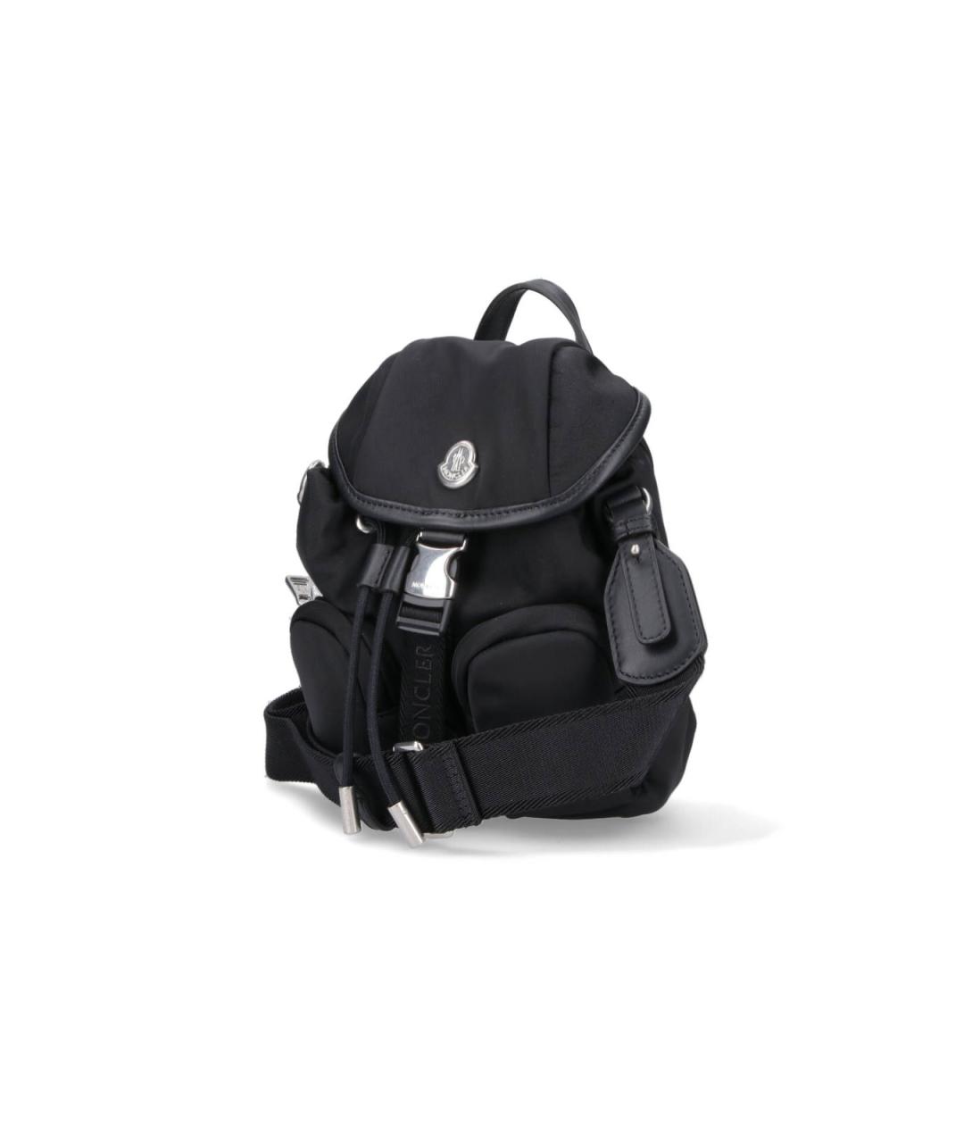 MONCLER Черный тканевый рюкзак, фото 2