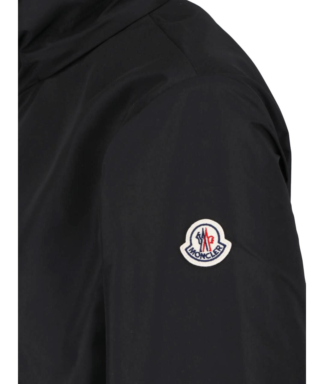 MONCLER Черная полиэстеровая куртка, фото 3